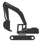 Large Excavator Icon