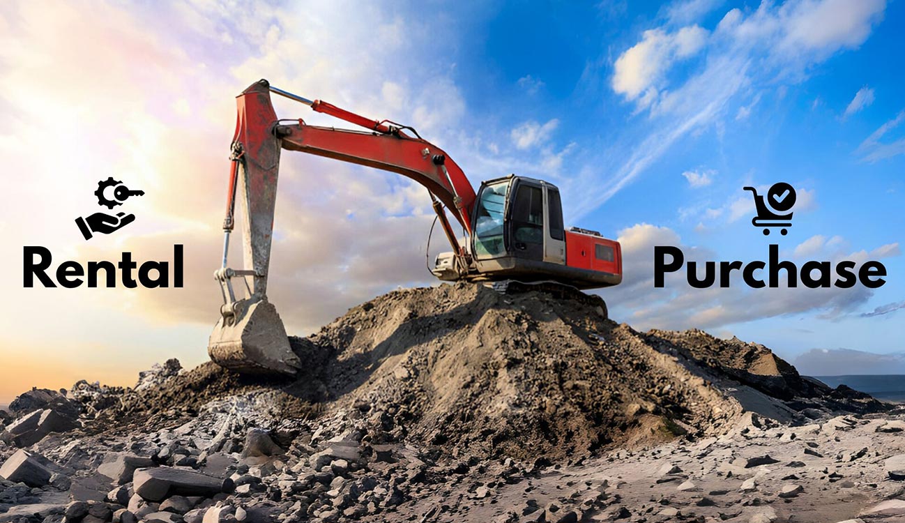 desi machines excavator rental vs purchase