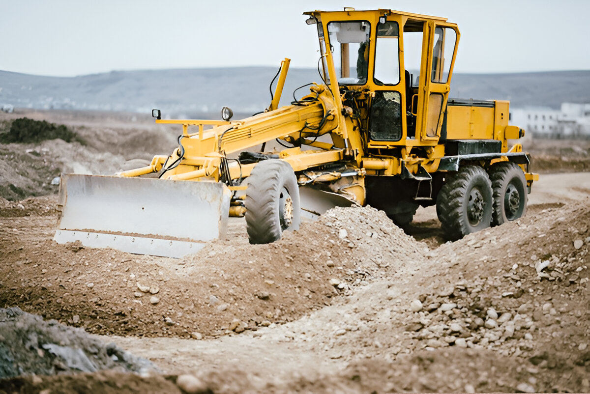 Motor Grader road construction