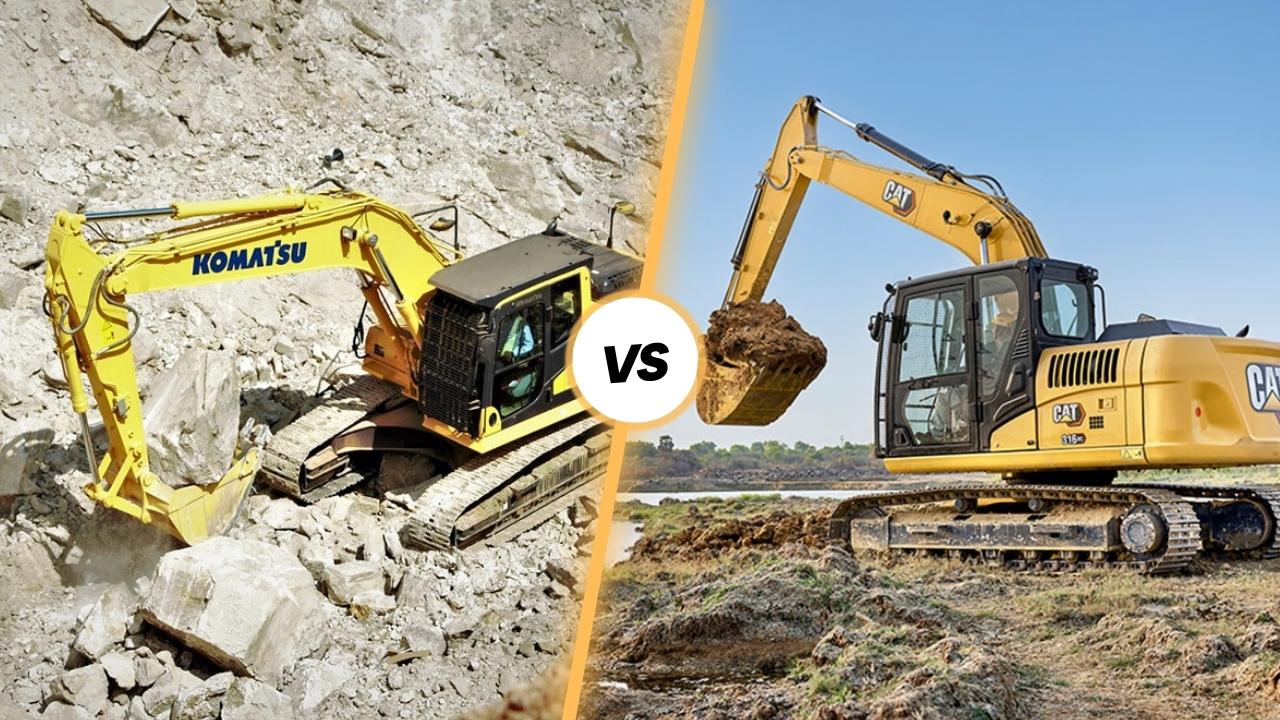 desi machines blog komatsu vs cat excavator